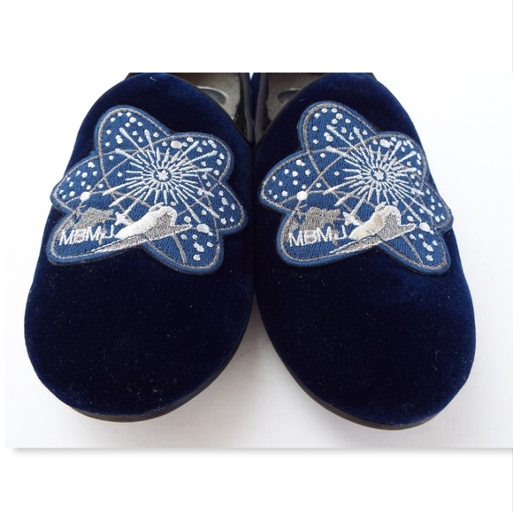 New MARC JACOBS Blue Space Smoking Slippers 39.5 - Picture 4 of 8